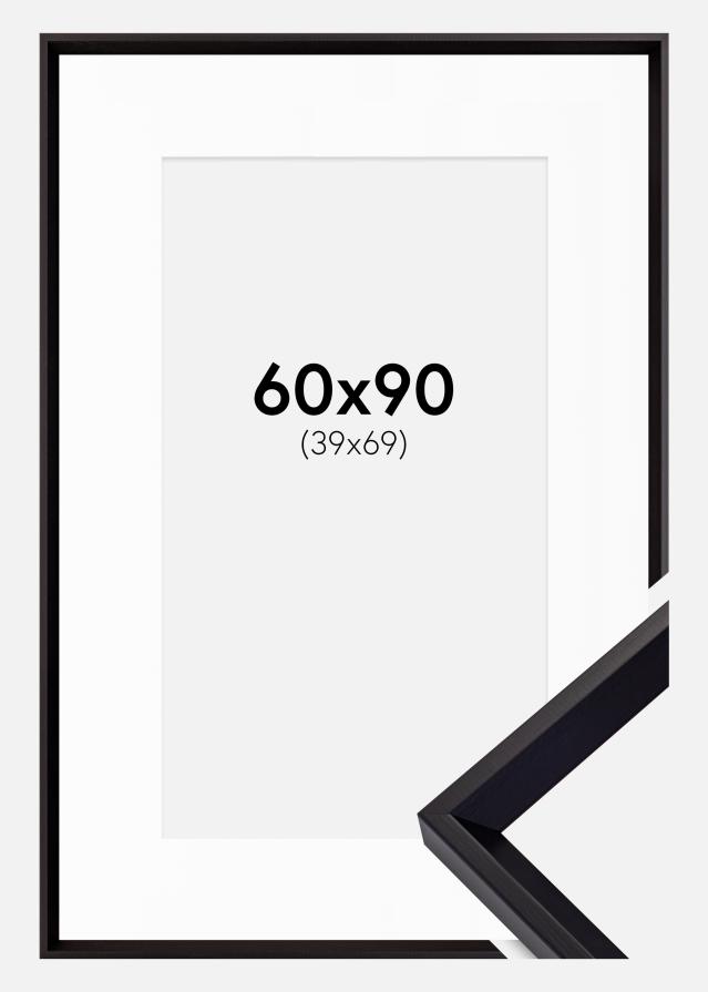 Raam Globe muster 60x90 cm - paspartuu valge 40x70 cm