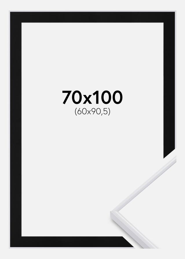 Raam Visby valge 70x100 cm - paspartuu muster 61x91,5 cm