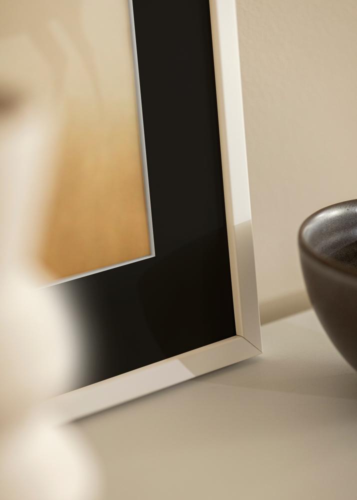 Raam E-Line valge 30x40 cm - paspartuu muster 21x29,7 cm (A4)