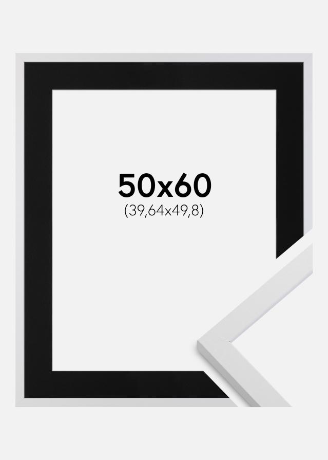 Raam Trendy valge 50x60 cm - paspartuu muster 16x20 inches