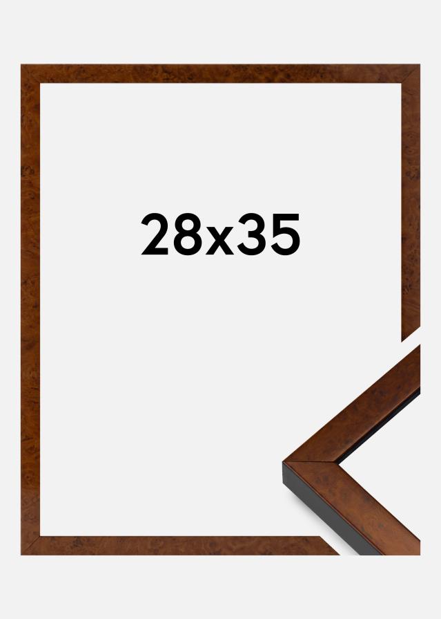 Raam Ares Akruulklaas Burr Walnut 28x35 cm