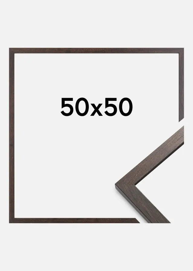 Raam Trendy Akruulklaas pahkel 50x50 cm