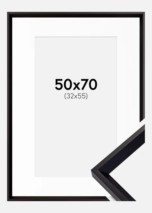 Raam Globe muster 50x70 cm - paspartuu valge 33x56 cm