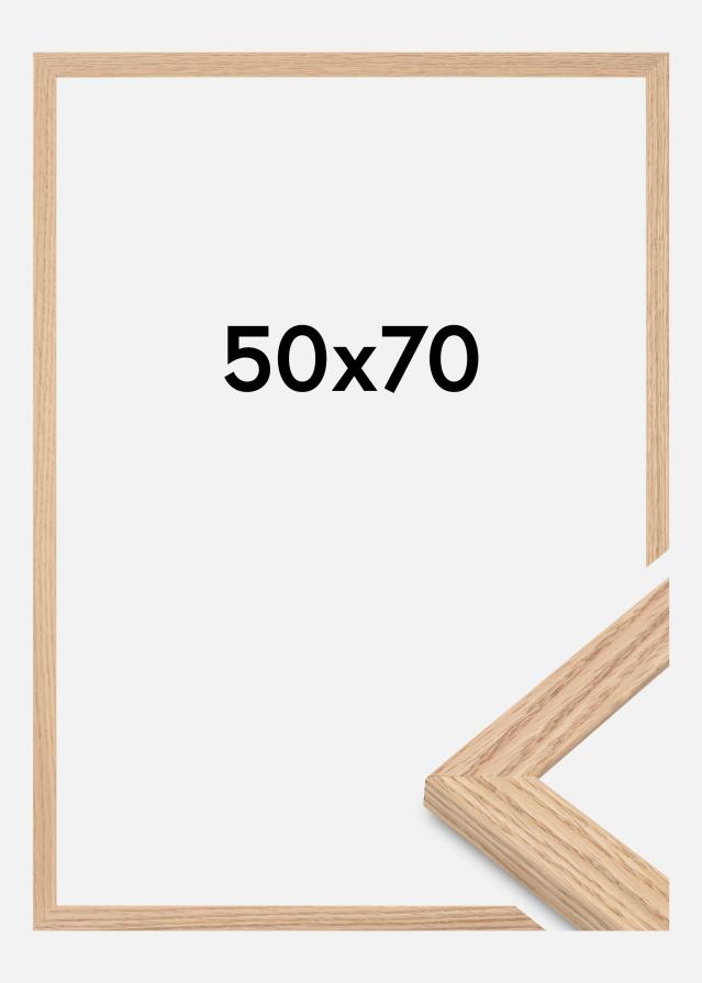 Raam Tidlös Akrüülklaas Massiivne Tamm 50x70 cm