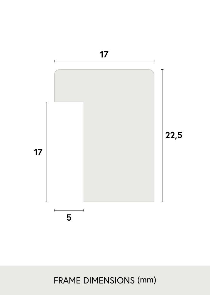 Raam Grimsåker tamm 50x50 cm - paspartuu muster 40x40 cm