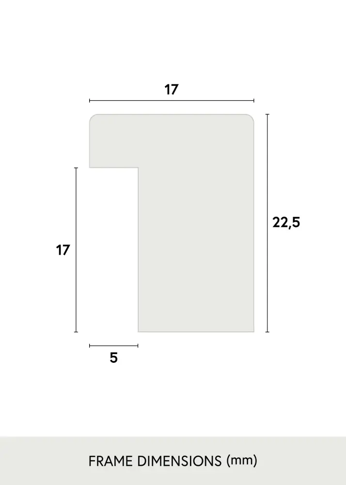 Raam Grimsåker tamm 21x29,7 cm (A4)
