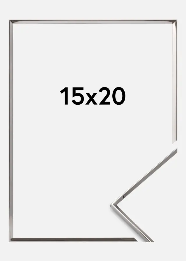 Raam sile metall hobedane 15x20 cm