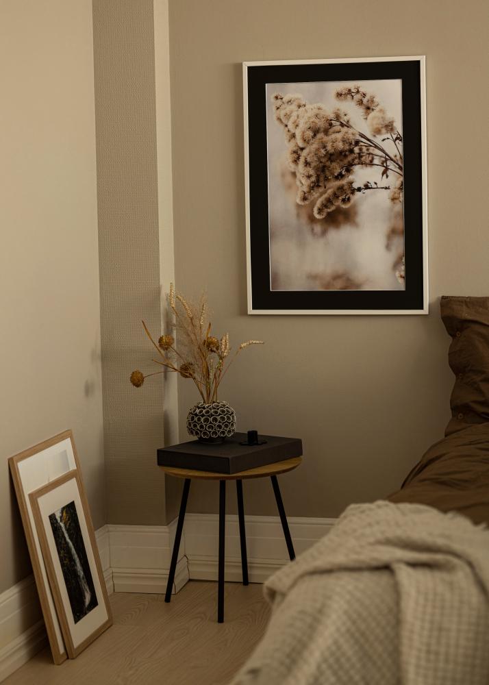 Raam E-Line valge 30x40 cm - paspartuu muster 21x29,7 cm (A4)