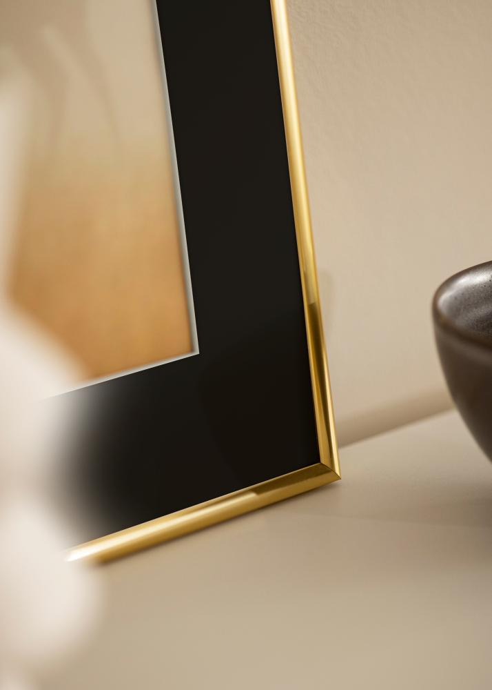 Raam Victoria kuldne 70x100 cm - paspartuu muster 62x93 cm