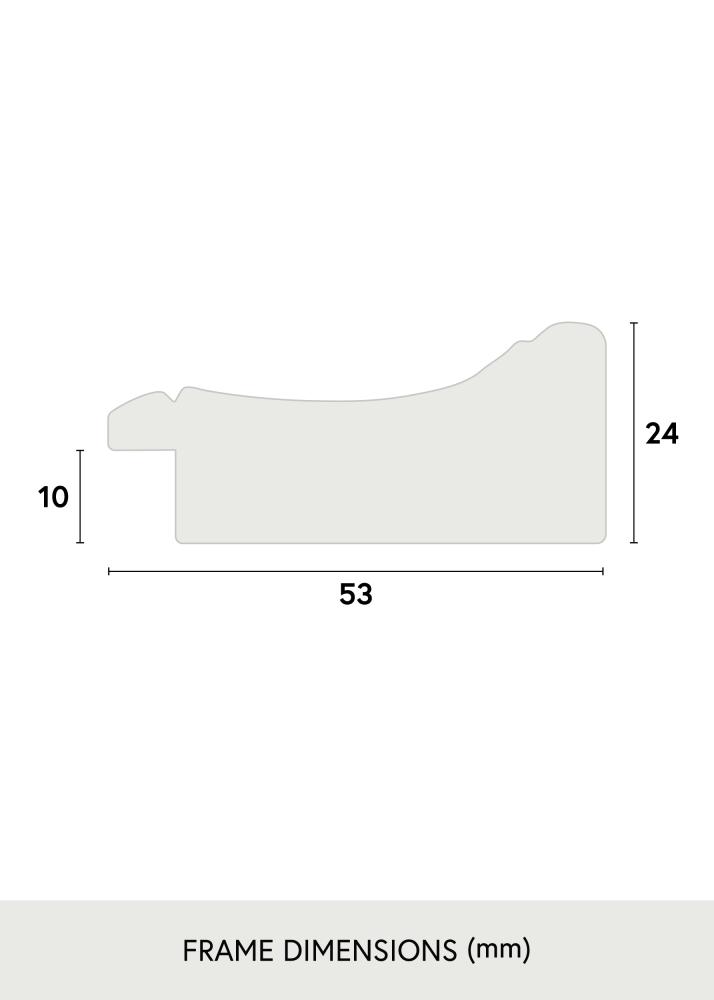 Raam Roxen kuldne laiguline - Vabalt valitav suurus