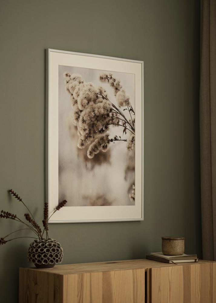 Raam Victoria valge 40x50 cm - paspartuu valge 27,5x37 cm