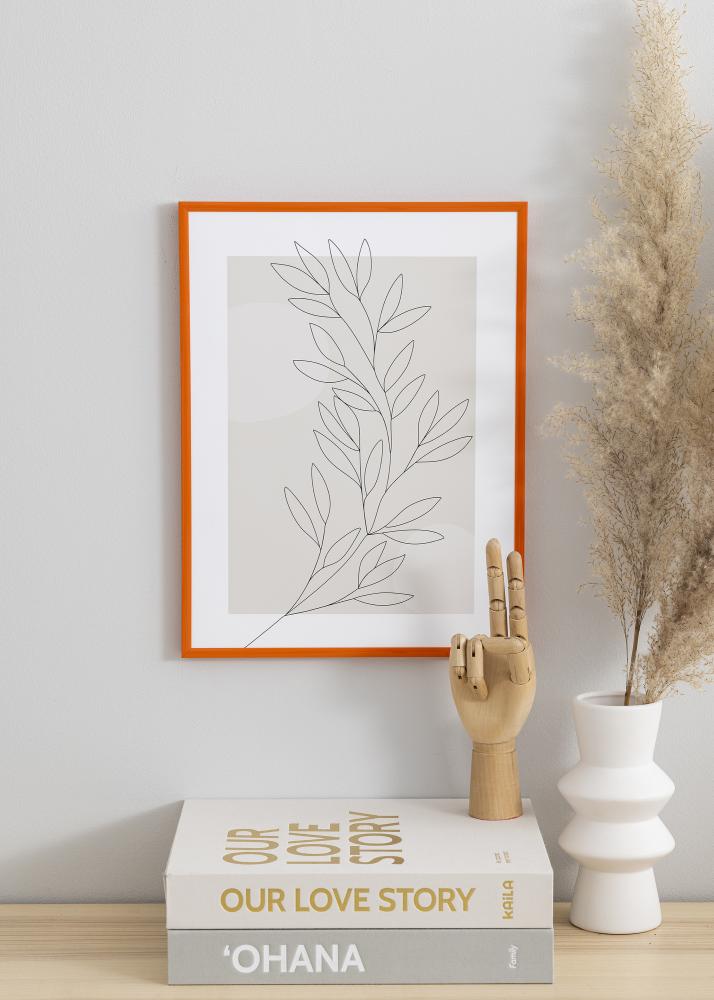 Raam New Lifestyle oranz 70x100 cm - paspartuu muster 60x90 cm