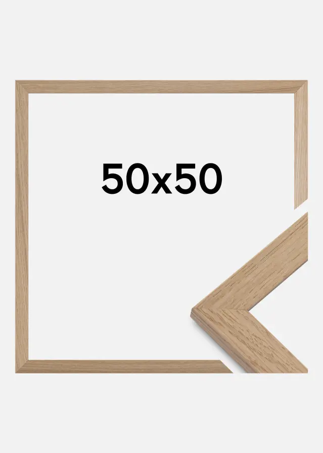 Raam Trendline Akruulklaas tamm 50x50 cm