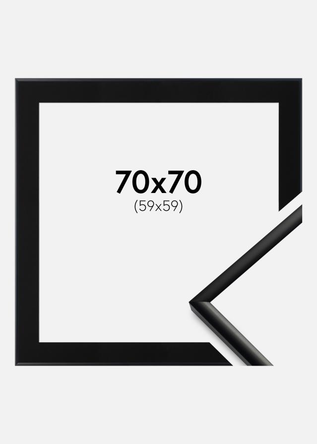 Raam New Lifestyle matt must 70x70 cm - paspartuu muster 60x60 cm