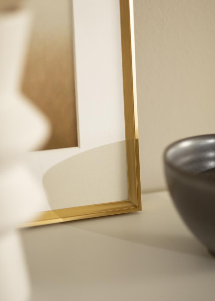 Raam Desire Akruulklaas kuldne 13x18 cm