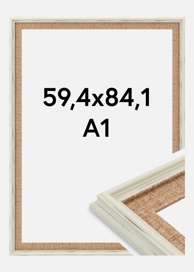 Raam Sandweave Akrüülklaas Valge 59.4x84 cm (A1)