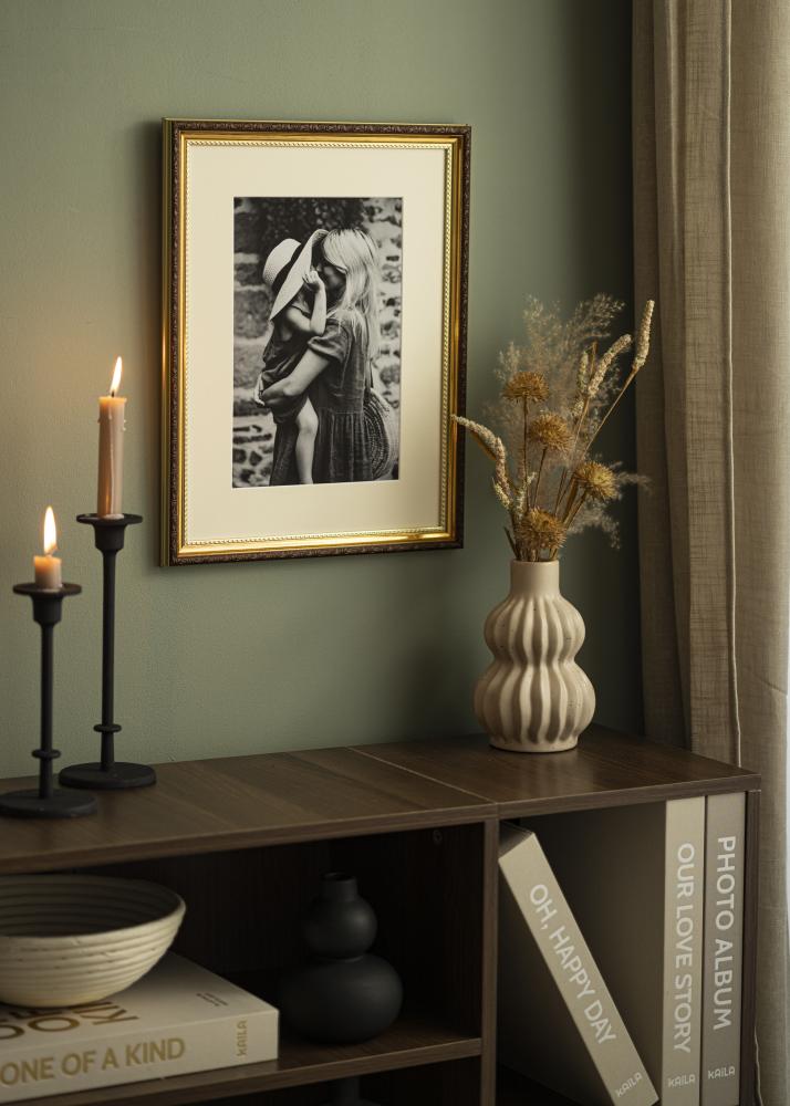 Paspartuu Antique White Valge äär 13x18 cm (8x11,5)