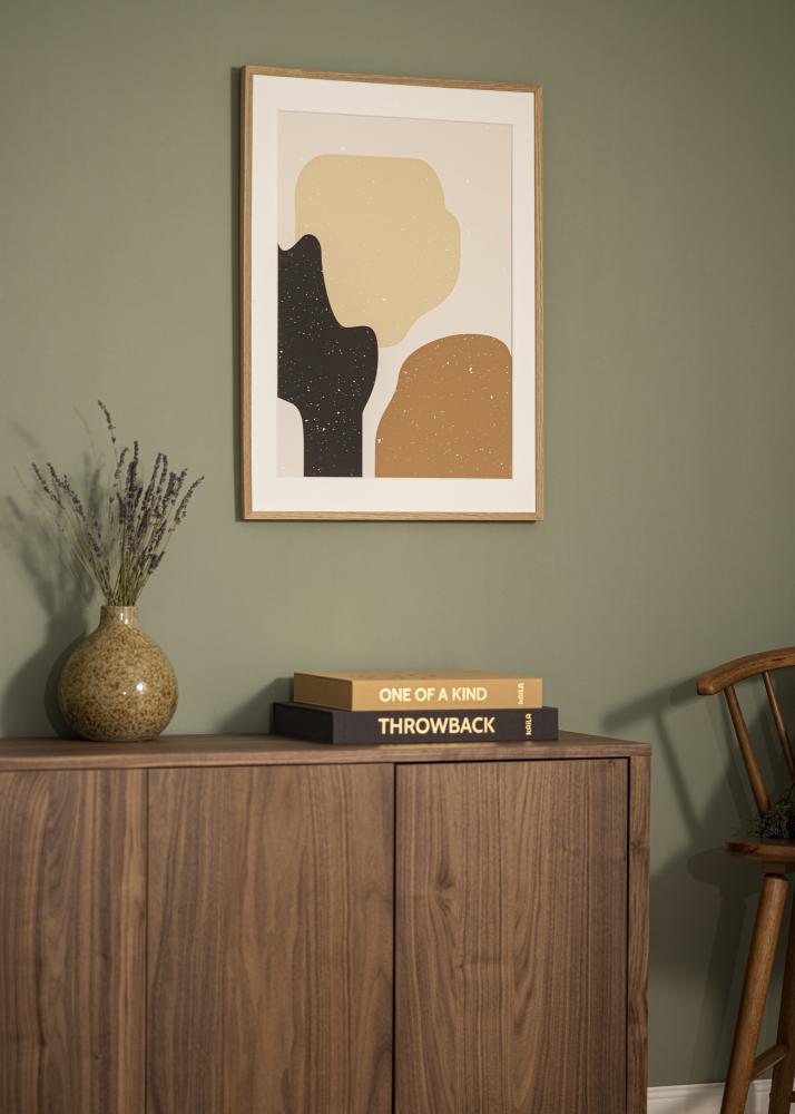 Raam Soul Oak Veneer 70x100 cm - paspartuu valge 60x90 cm