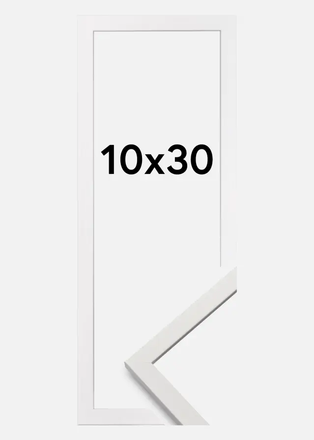 Raam Edsbyn valge 10x30 cm