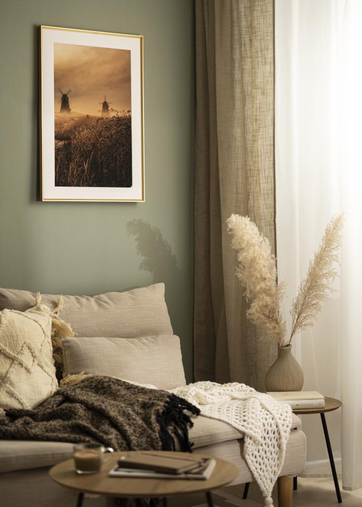 Raam Desire Akruulklaas kuldne 13x18 cm