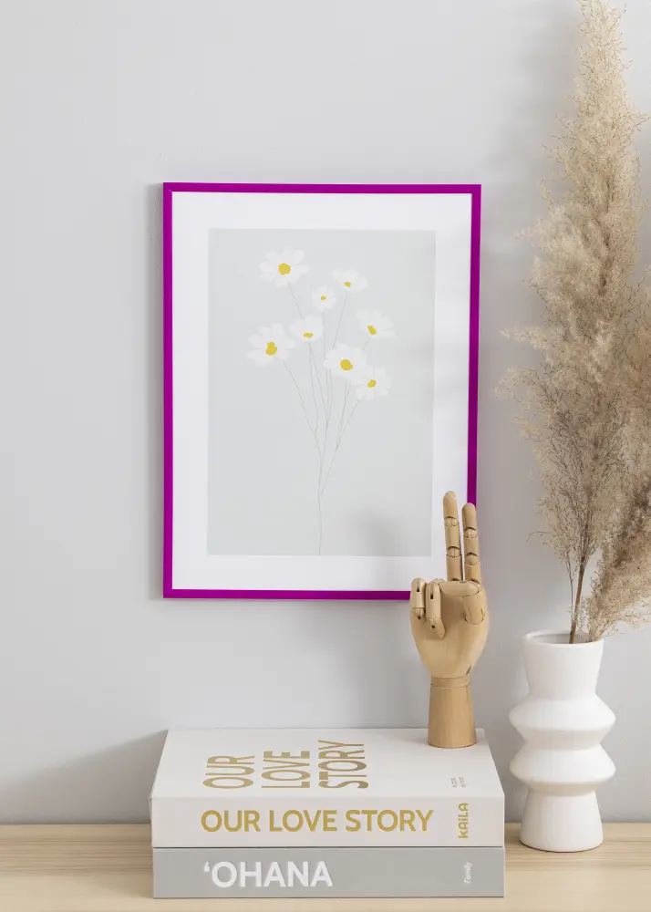 Raam New Lifestyle Fuchsia 50x70 cm - paspartuu muster 42x59,4 cm (A2)