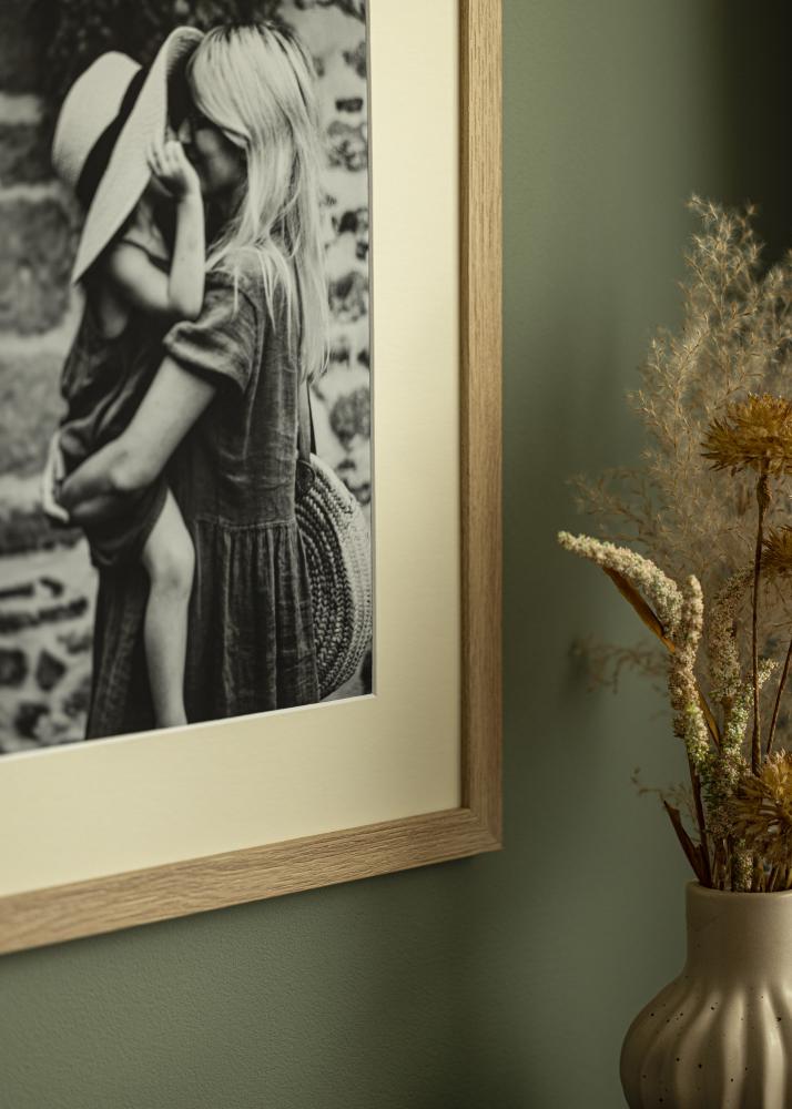 Paspartuu Antique White Valge äär 13x18 cm (8x11,5)