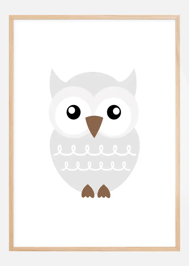 Ookull uksik - uduhall Plakat