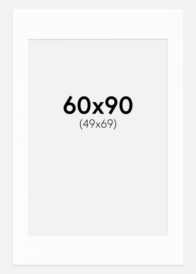 Paspartuu Canson valge Valge äär 60x90 cm (49x69)