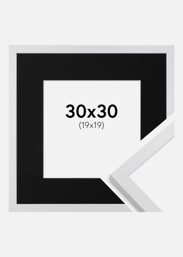 Raam Trendy valge 30x30 cm - paspartuu muster 20x20 cm