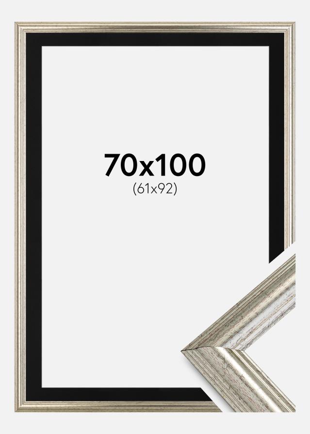 Raam Västkusten hobedane 70x100 cm - paspartuu muster 62x93 cm