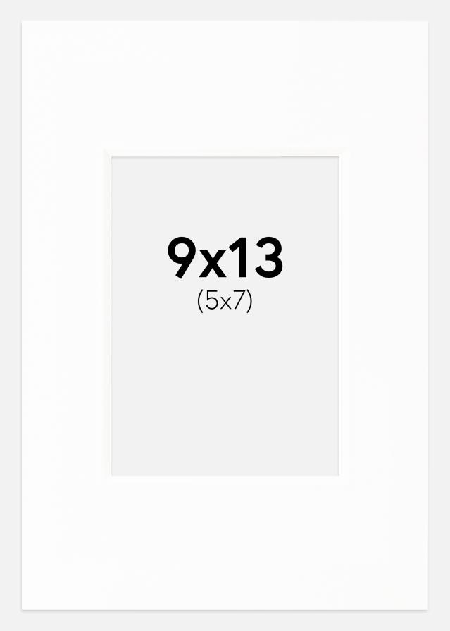 Paspartuu Canson valge Valge äär 9x13 cm (5x7)