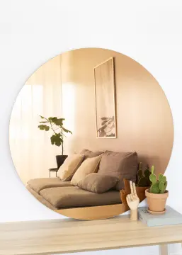 KAILA ummargune peegel Rose Gold 110 cm Ø