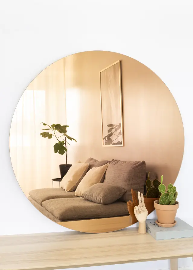 KAILA ummargune peegel Rose Gold 110 cm Ø
