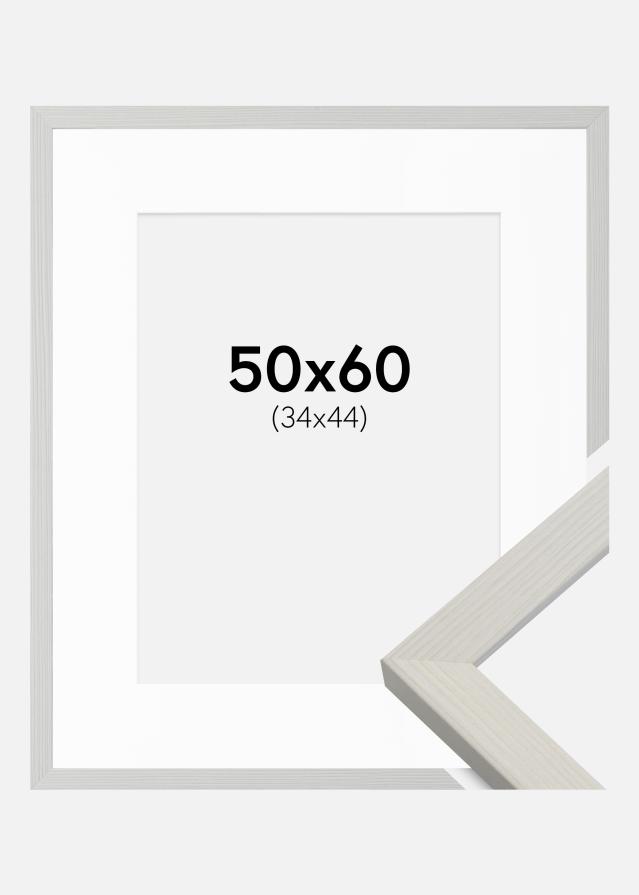 Raam Fiorito valge 50x60 cm - paspartuu valge 35x45 cm