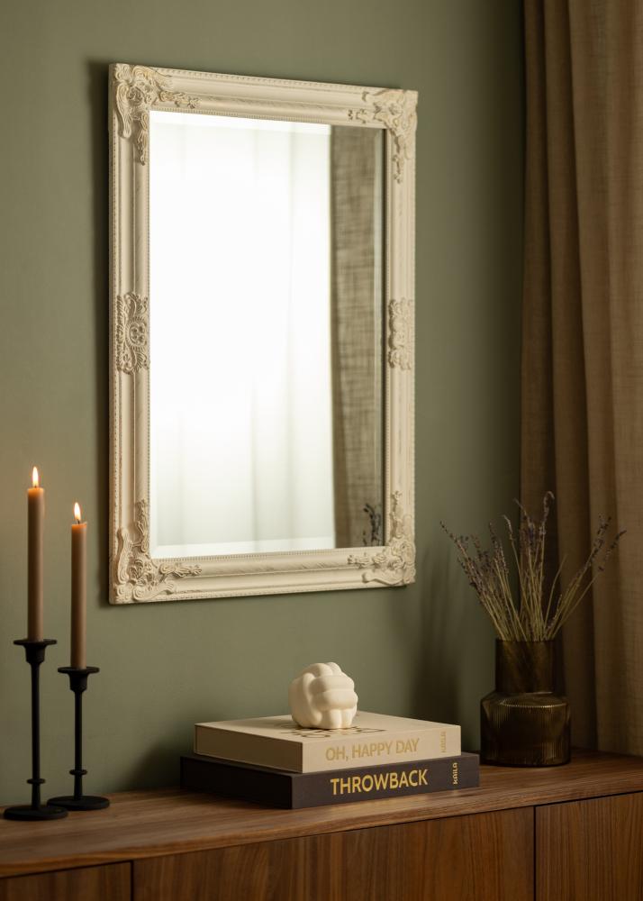 Peegel Bologna valge 50x70 cm