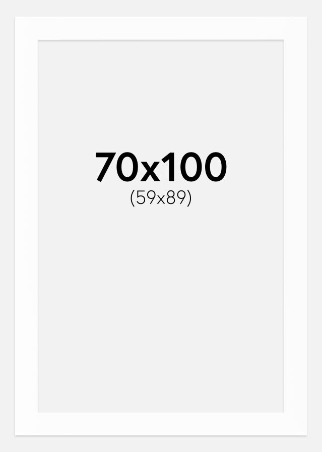 Paspartuu Canson valge Valge äär 70x100 cm (59x89)