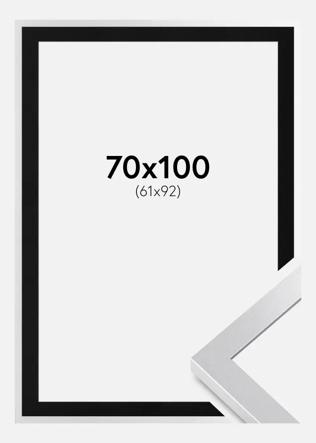 Raam Selection hobedane 70x100 cm - paspartuu muster 62x93 cm