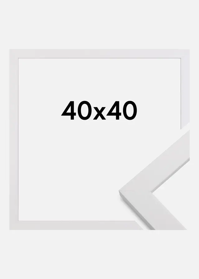 Raam White Wood 40x40 cm