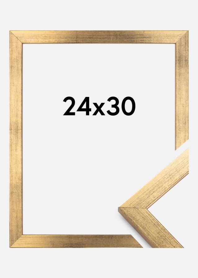 Raam stiilne Akruulklaas kuldne 24x30 cm