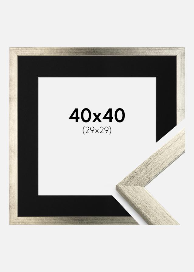 Raam stiilne hobedane 40x40 cm - paspartuu muster 30x30 cm