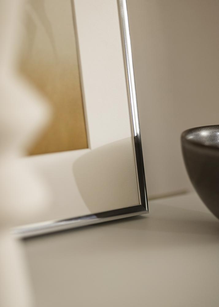 Raam alumiinium tuhm hobedane 30x40 cm - paspartuu valge 20x30 cm