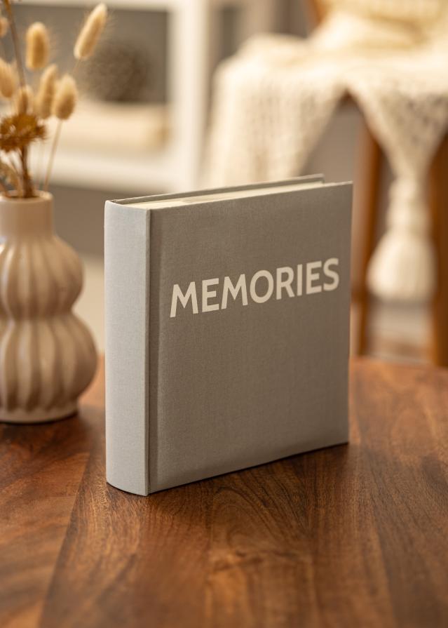 Memories Linen Album tumehall - 200 pildid mootudes 10x15 cm