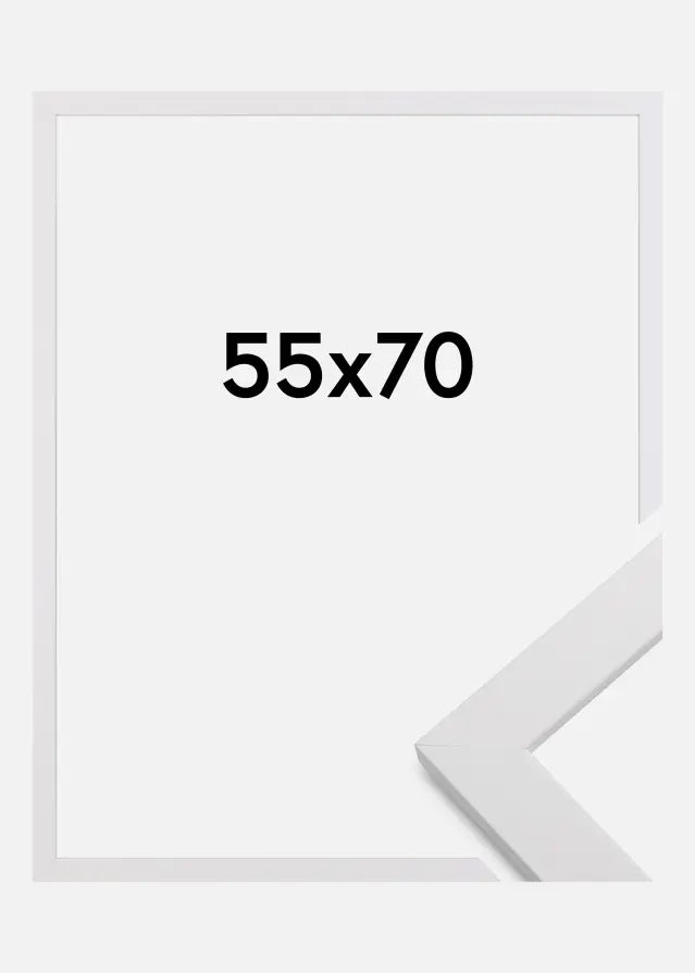Raam White Wood 55x70 cm