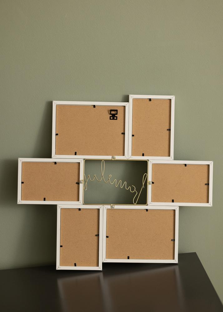 Lovely Family kollaazraam valge - 6 pildid