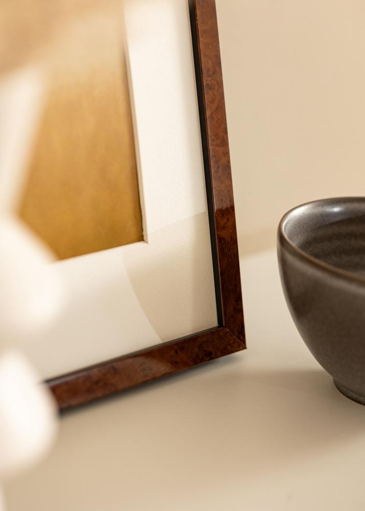 Raam Ares Akruulklaas Burr Walnut 21x29,7 cm (A4)