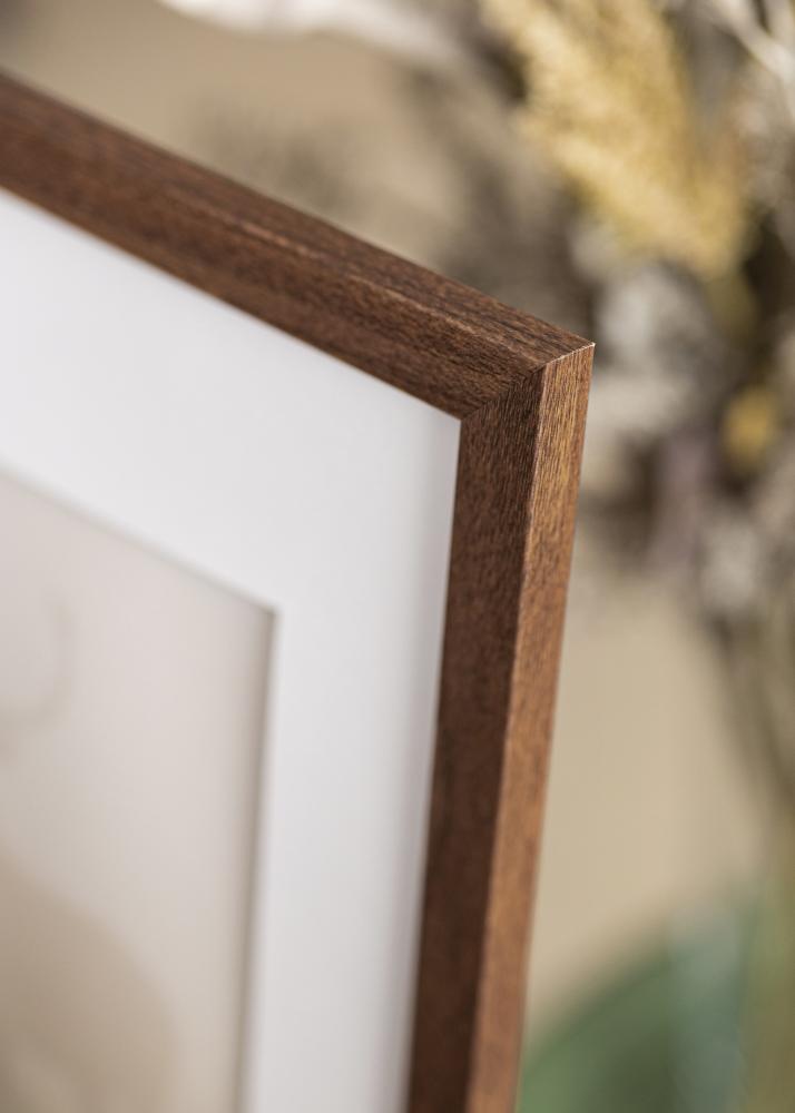 Raam stiilne Akruulklaas Warm Brown 40x40 cm