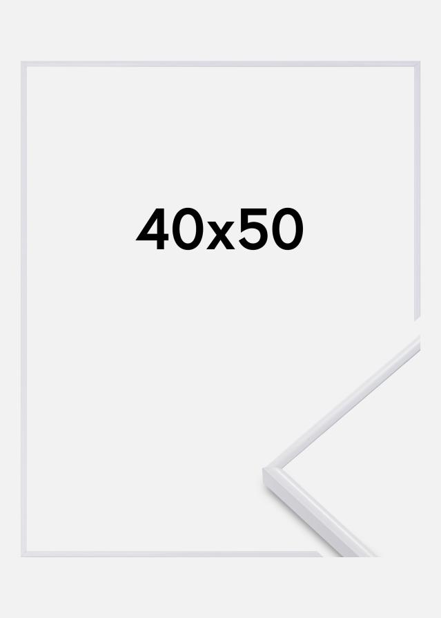 Raam Visby Akruulklaas valge 40x50 cm