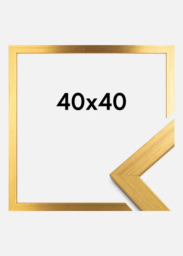 Raam Gold Wood Akruulklaas 40x40 cm