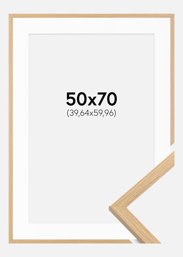 Raam Galant tamm 50x70 cm - paspartuu valge 16x24 inches