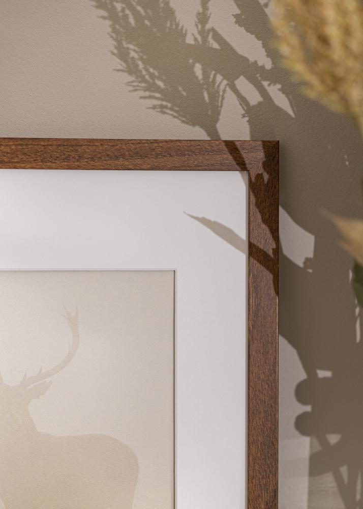 Raam stiilne Akruulklaas Warm Brown 40x40 cm